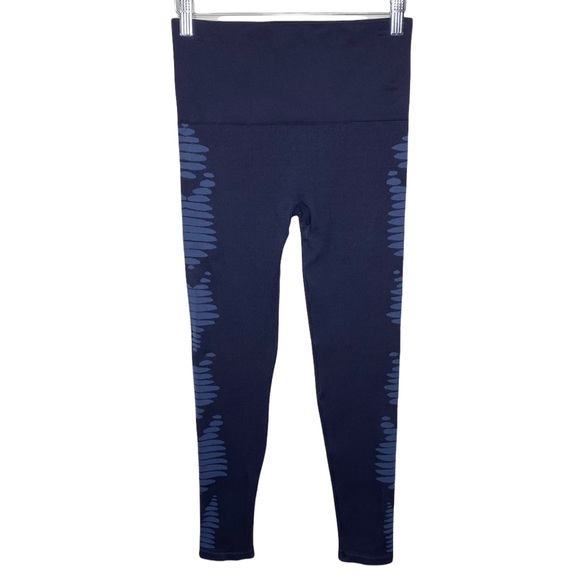 SPANX Aztec Stripe Seamless Leggings in Pure Navy size XL - Picture 4 of 7